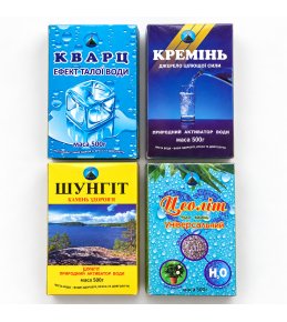 Активаторы воды - Цеолит, Шунгит, Кварц, Кремень 2 кг